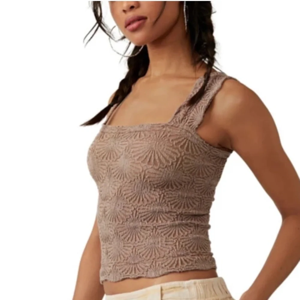 Free People textured tank